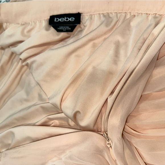 BEBE PEACH sheer maxi skirt size Small - Picture 4 of 11